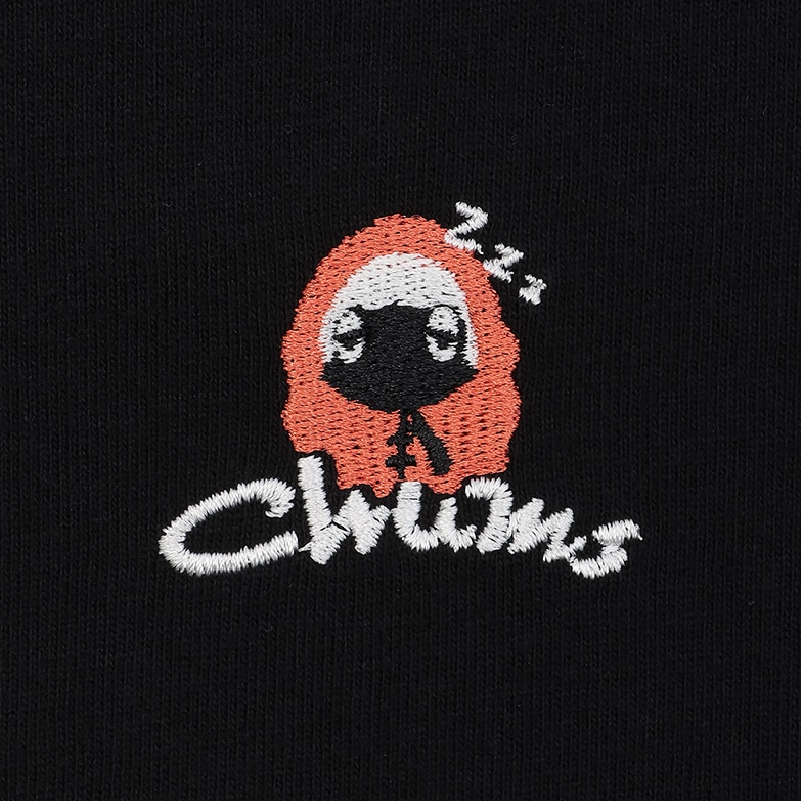 CHUMS EMBROIDERY BRUSHED L_S T-SHIRT (OVERSIZED)